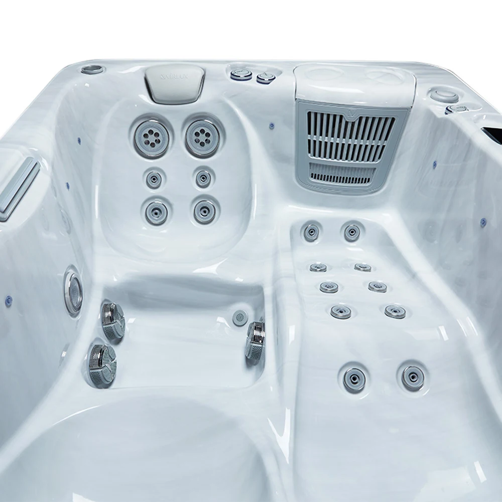 VIRLUX hot tub seating and jets